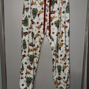 Novogratz Soft warm Golden Retriever PJ pants SZ L